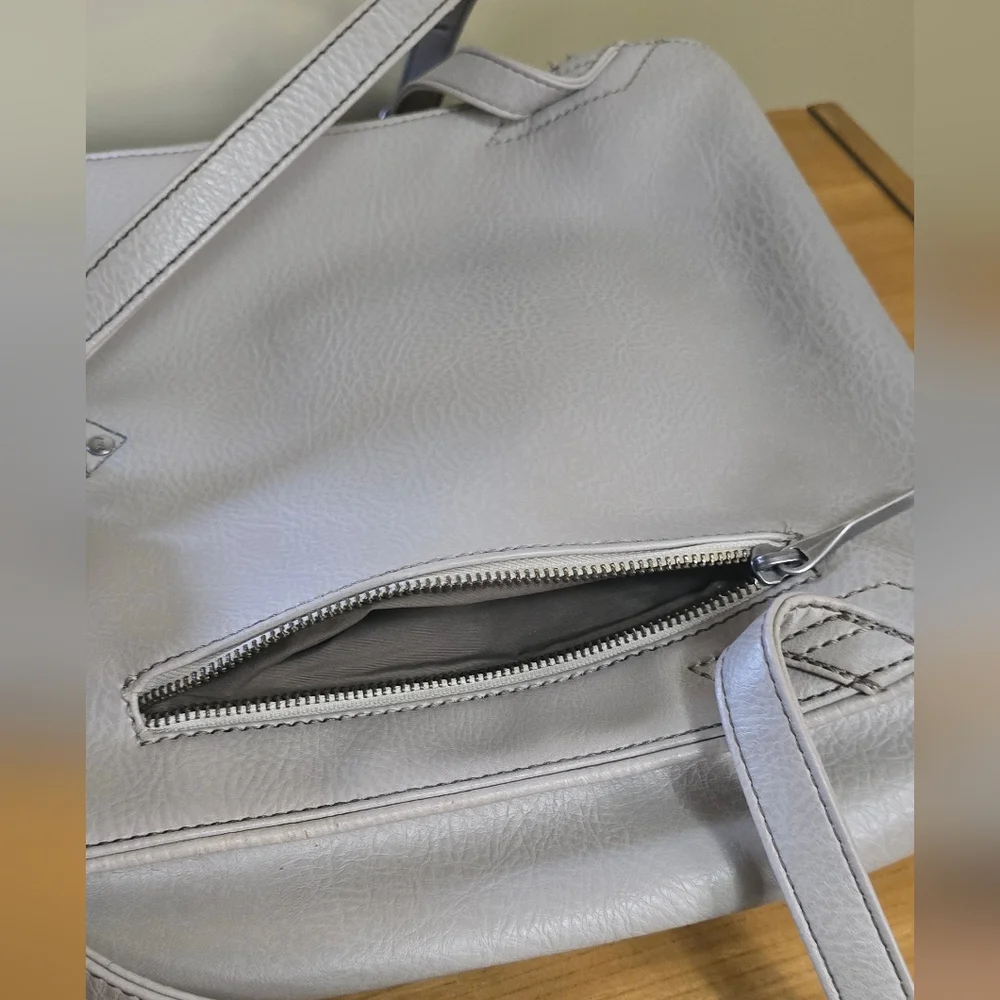 Matt and Nat Backpack Laptop bag Vegan Leather Gray